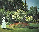Claude Monet Jeanne-Marguerite Lecadre in the Garden painting